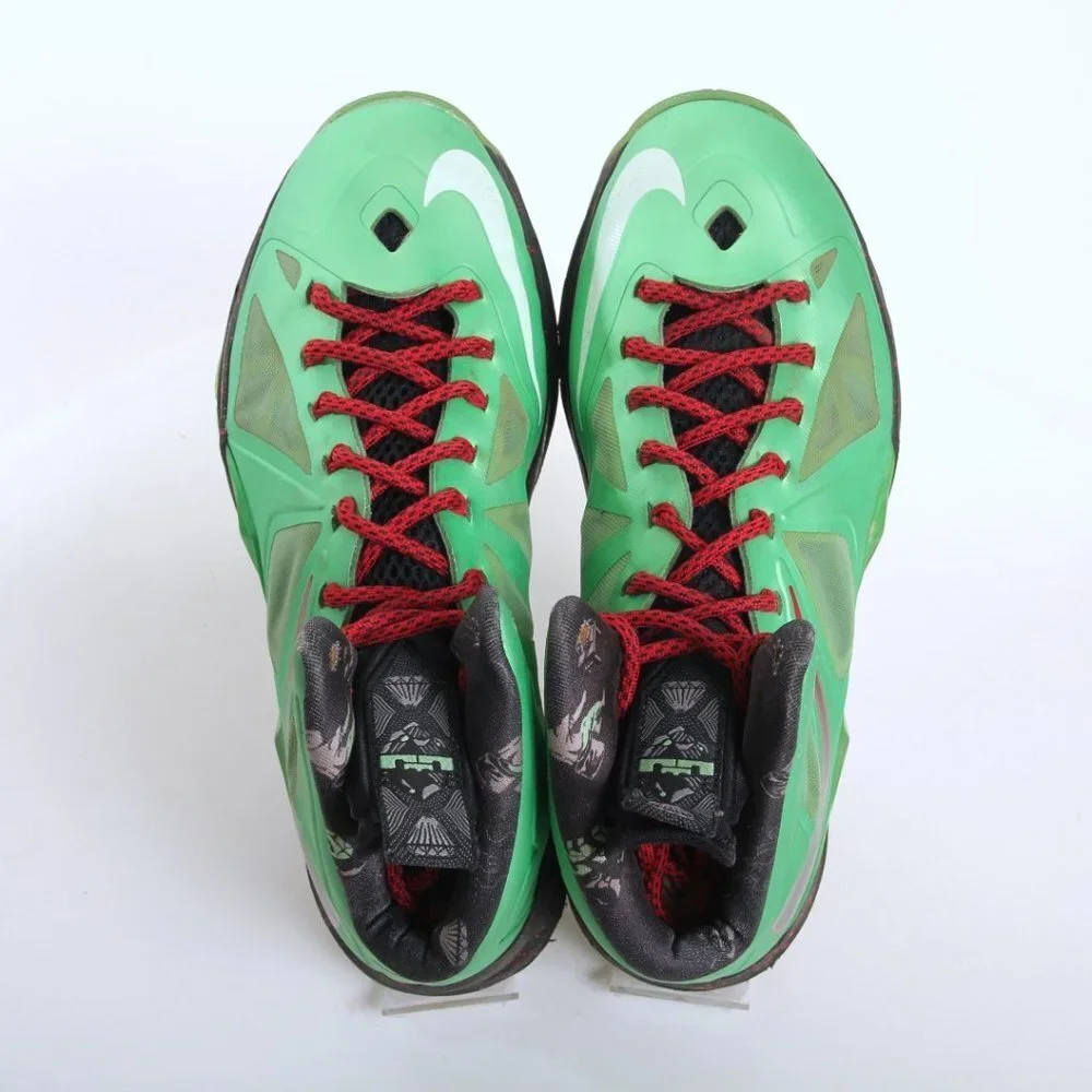 Nike LeBron James 10 Cutting Jade High Top‎ in Green Men Size 8